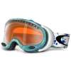 Oakley A Frame Snow Goggles - Wintermint Splatter / Blue Iridium