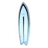Hynson Black Knight Quad II Surfboard - 60