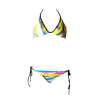 Roxy Riptide T Back Halter Bikini Top  Brazilian String Bottom