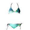 Roxy White Noise Tiki Tri Bikini - Womens